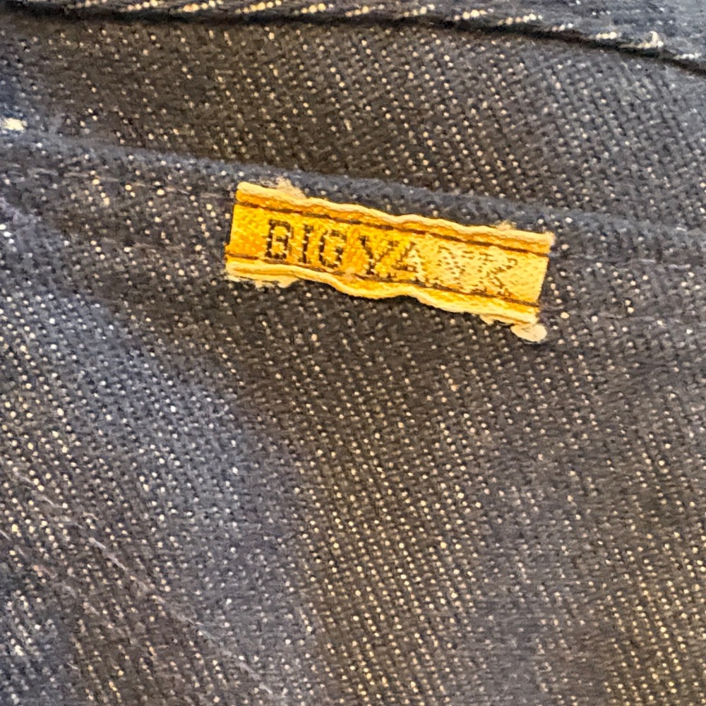 Big Yank Men's Bootcut Vintage Jeans - Dark Blue sz 34 Excellent condition